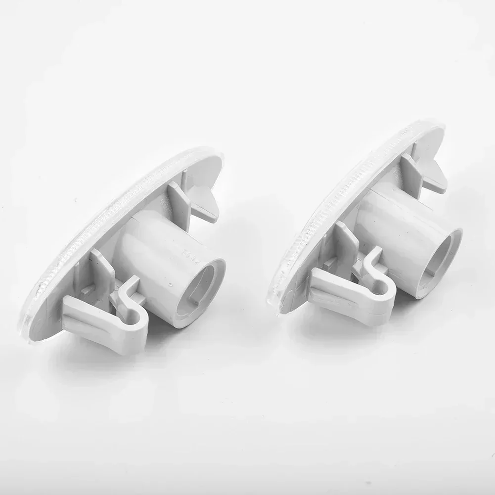 2pcs Side Turn Signal Light Cover Fender Marker Fit For Nissan Cube Juke Note 26160-8990A Replacement Car Accessories