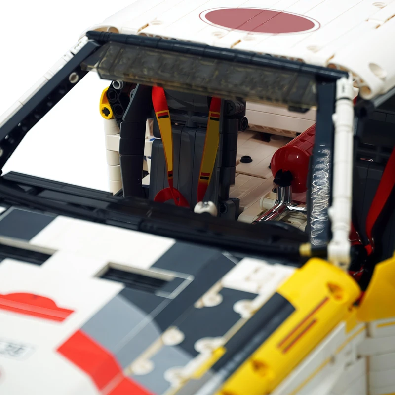 متوفر YC-23043 1:8 MOC سيارة رياضية فنية S1 اللبنات الطوب نموذج لعب للبنين عيد الميلاد هدية عيد ميلاد مجموعة