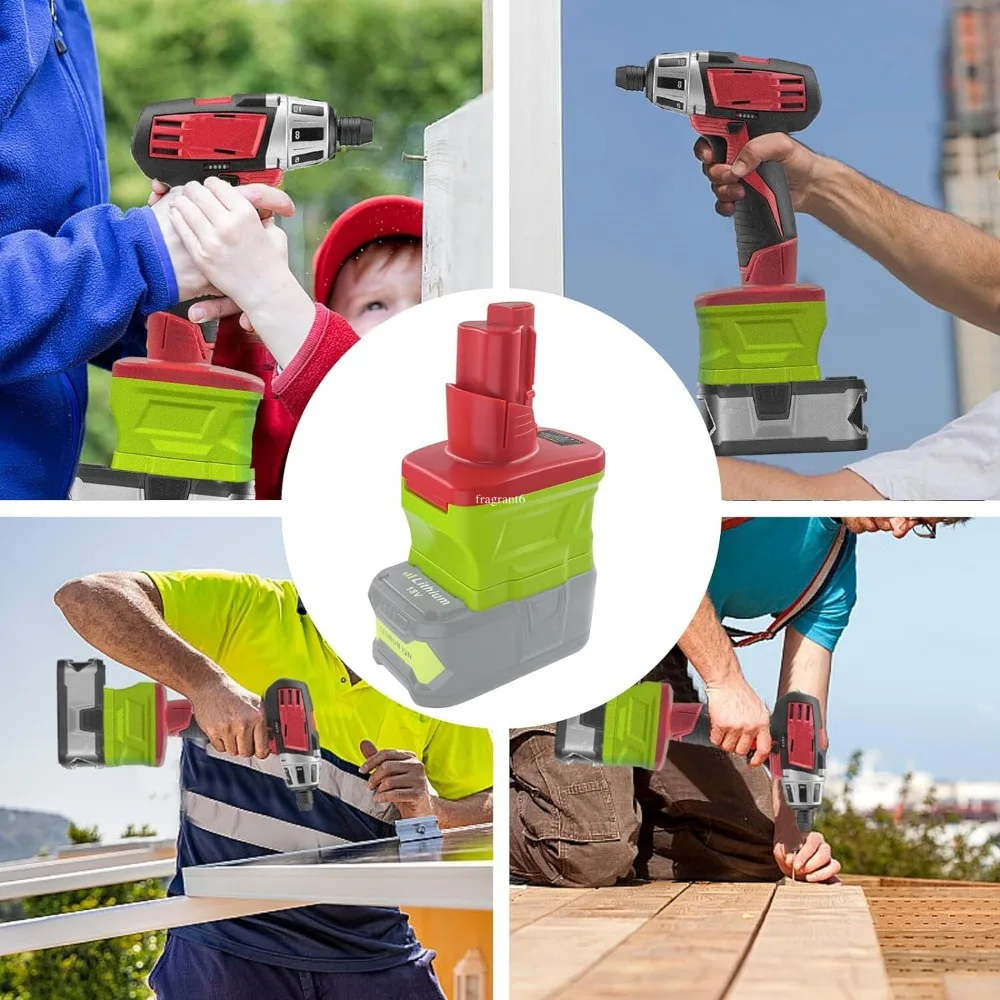 

Адаптер для аккумулятора RYB18M12: преобразователь литий-ионных аккумуляторов Ryobi 18V в инструменты Milwaukee 12V