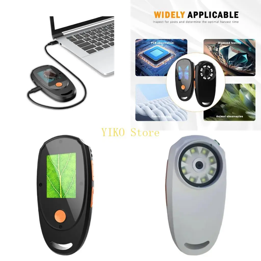 

K32C Small 2 -дюймовый цифровой микроскоп 500x увеличительное стекло для точности для ремонта электроники и обследования