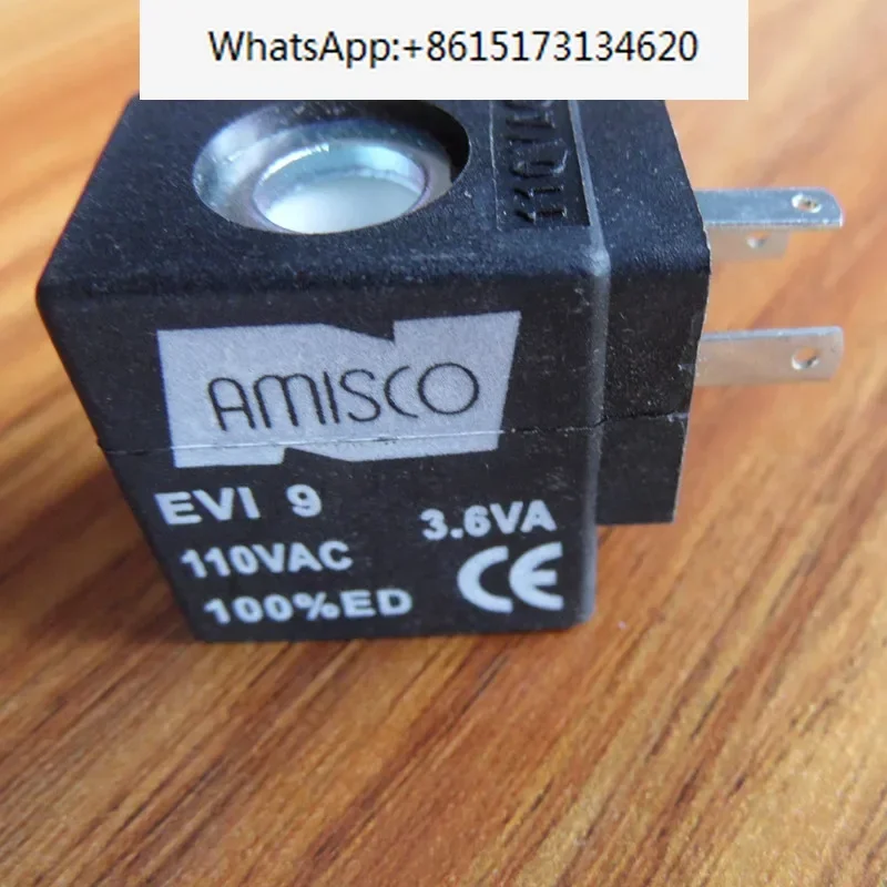 Fio de chumbo da bobina da válvula eletromagnética EVI9 DC24VDC12V2.4WAC220VAC24V 3.6VA