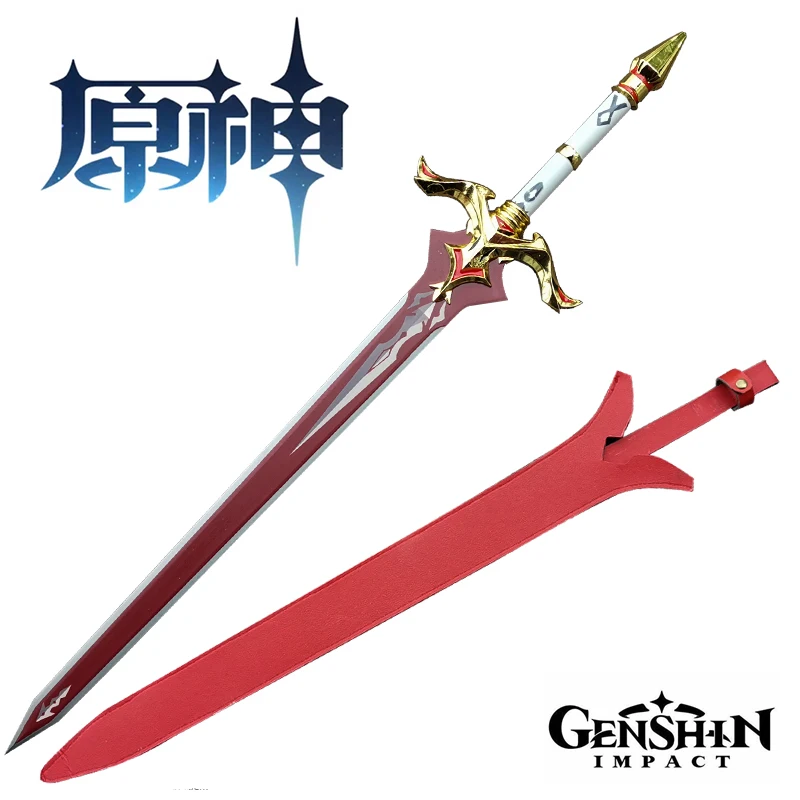 

Genshin Impact Replica Bloodtainted Great swordCosplay Swords -Metal Stainless Steel Christmas Party Fancy Home Decoration