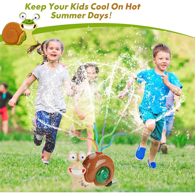 Cartoon Slak Water Sprinkler Gazon Tuin Voor Zomer Sprays Voor Achtertuin Zwembad Party Waterpret
