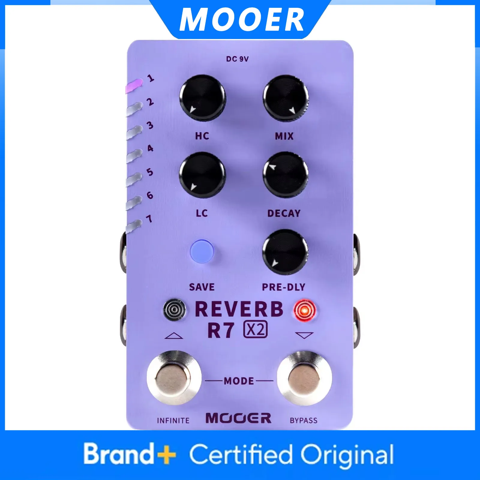 Mooer R7 Reverb X2 …