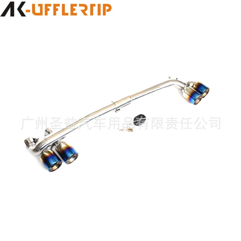 Adecuado para BMW 3 series 4 series 320LI330M420425430428 tubo de escape modificado cuatro garganta trasera de fibra de carbono