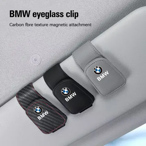 자동차 차양 안경 클립 자기 보관 브레이스 BMW E46 E90 E60 F30 F10 X1 X2 X3 X5 X4 X6 X7 G30 G20 G32 G11 G12 F40 F20 F3