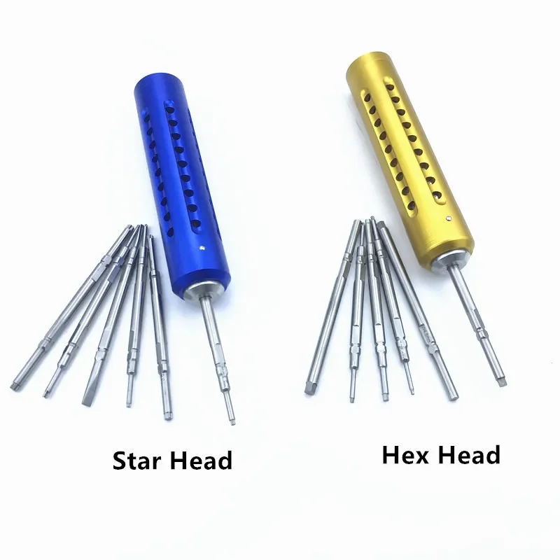 Multi-function Quick Coupling HandleStar Head Screw Drivers Hex Screwdrivers Orthopedic Surgery Instrument