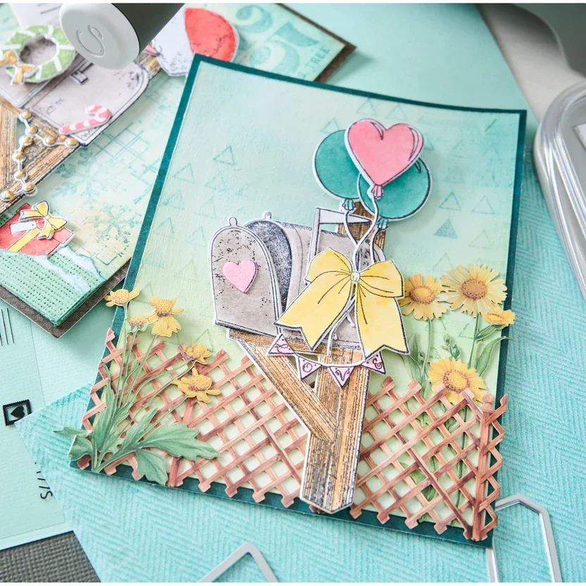 September 2026 New Letter to Santa Metal Cutting Dies and Stamps Stencils for DIY Scrapbooking Diary Production Handmade Cards - view 6