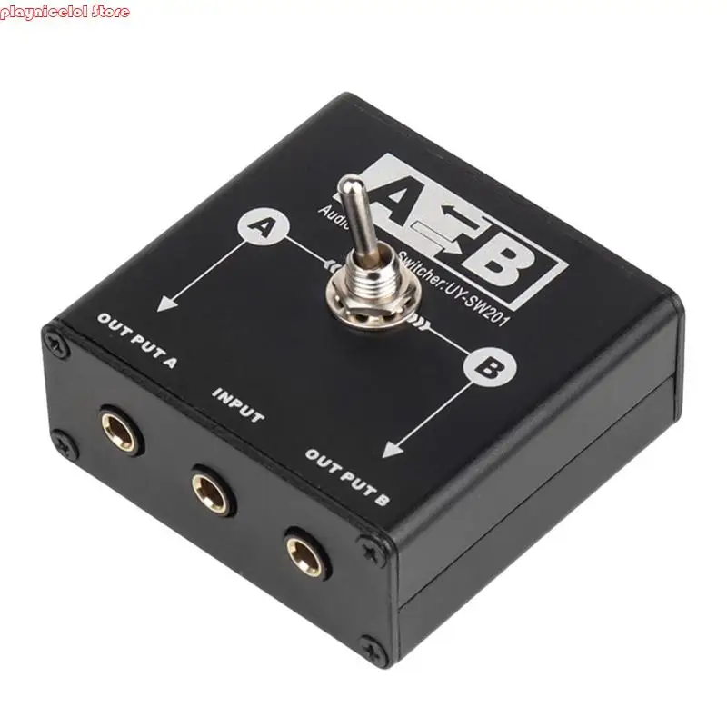 Коробка переключения звука 3,5 мм с несколькими входами и одним выходом, устойчивый металлический корпус для студийного оборудования