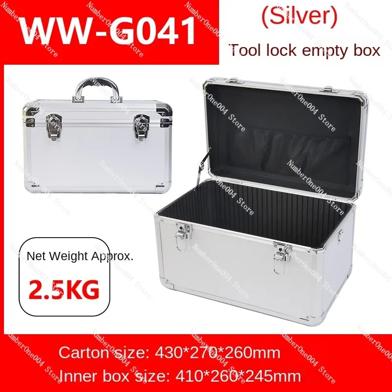 Aluminum Toolbox Large Portable Repair Tools Storage Instrument and Meter Shockproof Model Photography Chassis Packaging