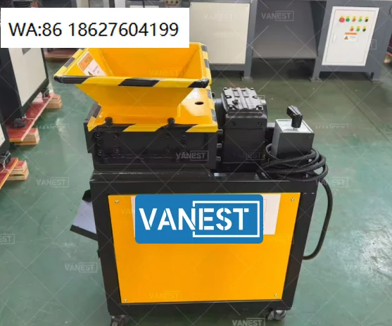 High Torque Low Noise Single Shaft Plastic Shredder, bottles film waste heavy duty CE certified industrial crusher