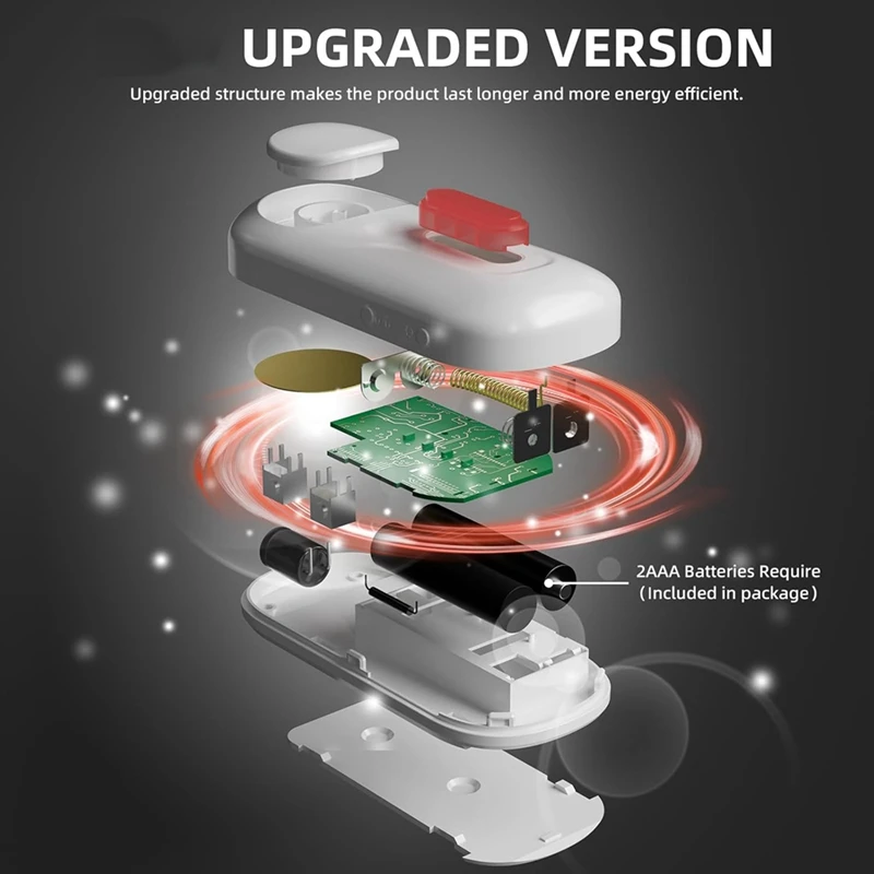 Wireless Door Alarms When Opened With Remote,Door Security Sensor Chime Window Alarm Pool Alarm Door Alarm 2 Pack