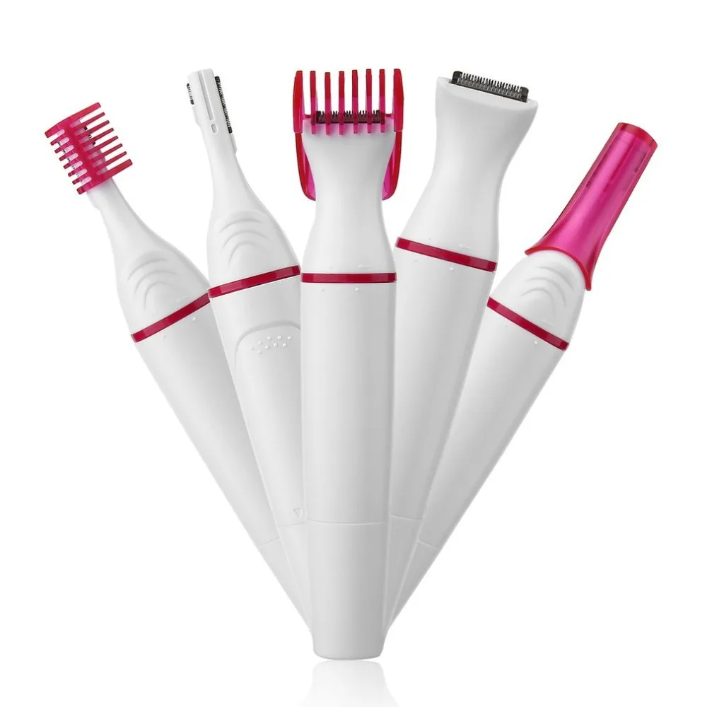 5in1 Multi-functional hair trimmer, hair remover, eyebrow trimmer, electric eyebrow trimmer, eyebrow scraper, eyebrow trimming