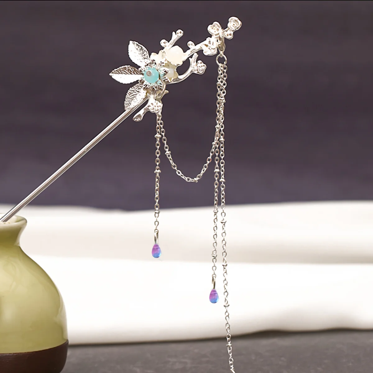 50 Stück Glas-Wassertropfen-Perlen, DIY-Schmuckmaterial, mehrfarbiger Kristall-Anhänger, handgefertigtes Zubehör für Geschenkdekoration