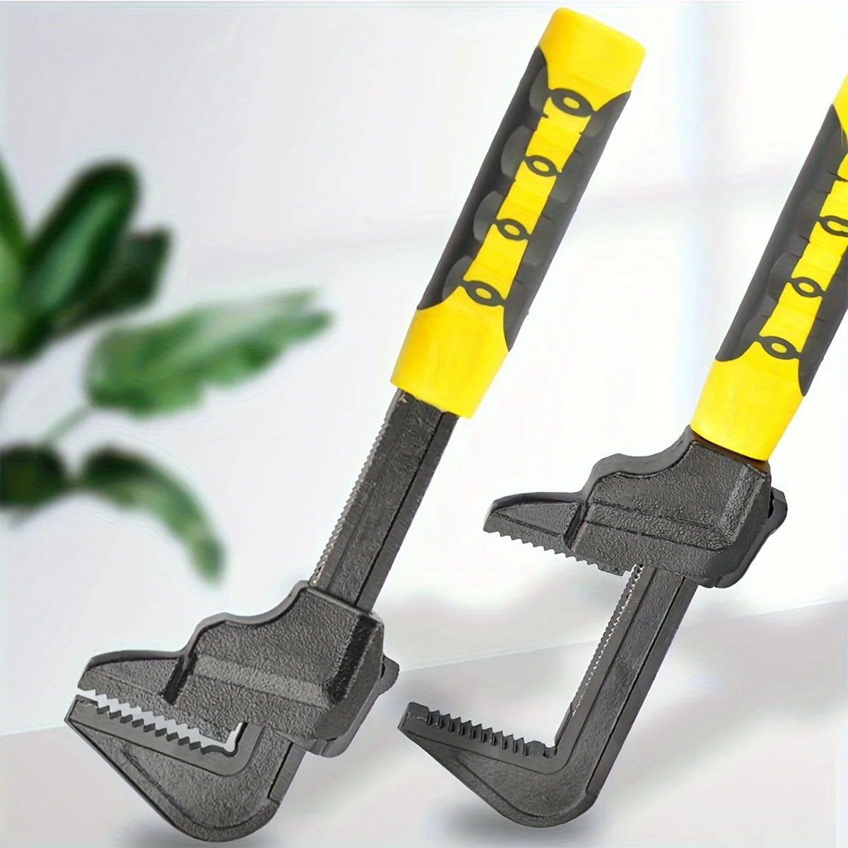 Adjustable Hand Wrench Multi-function Spanner Plumbing Wrench F Type Large Opening Manual Tools Spanner Wrench Pipe Repair Tools