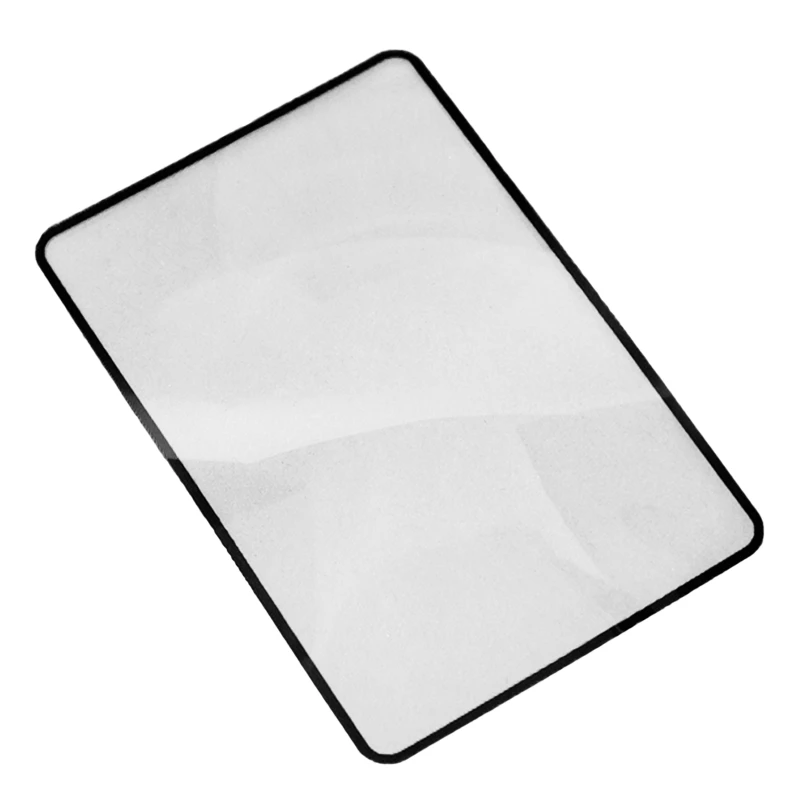 Full Page 3X Magnifier PVC Handheld Reading Aid Portable Large Sheet Glass for Reading Sewing Crafts