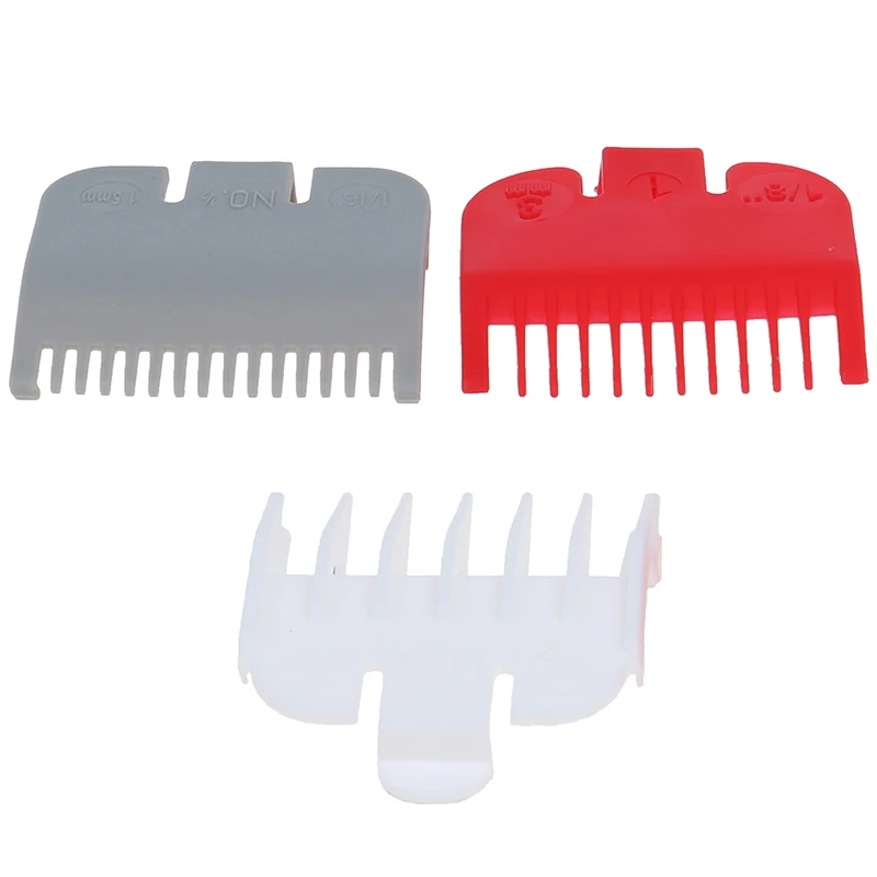 3Pcs/set Hair Clipper Guards Guide Combs Trimmer Cutting Guides Styling Tool Attachment Compatible Replacement Hair Trimmer Tool image 2