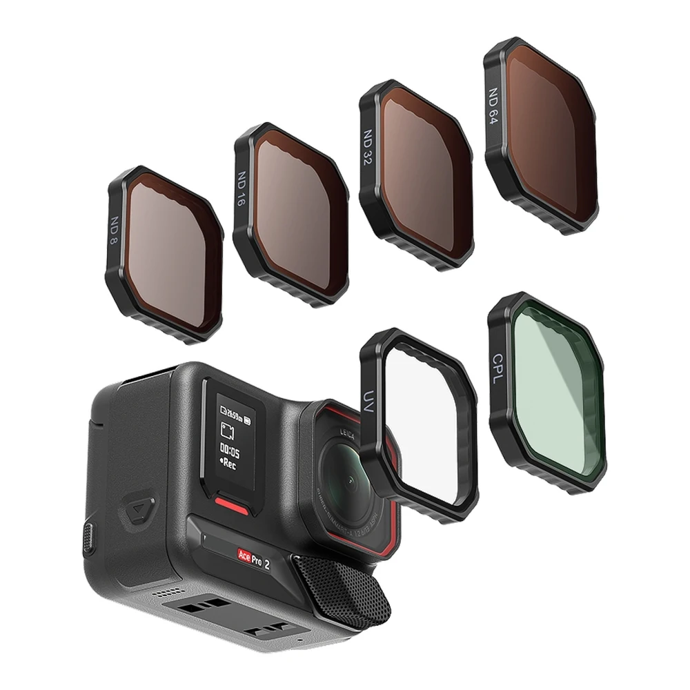 

For Insta360 Ace Pro 2 Sleeve Filter ND Light Reduction CPL Polarizing UV Lens Accessories