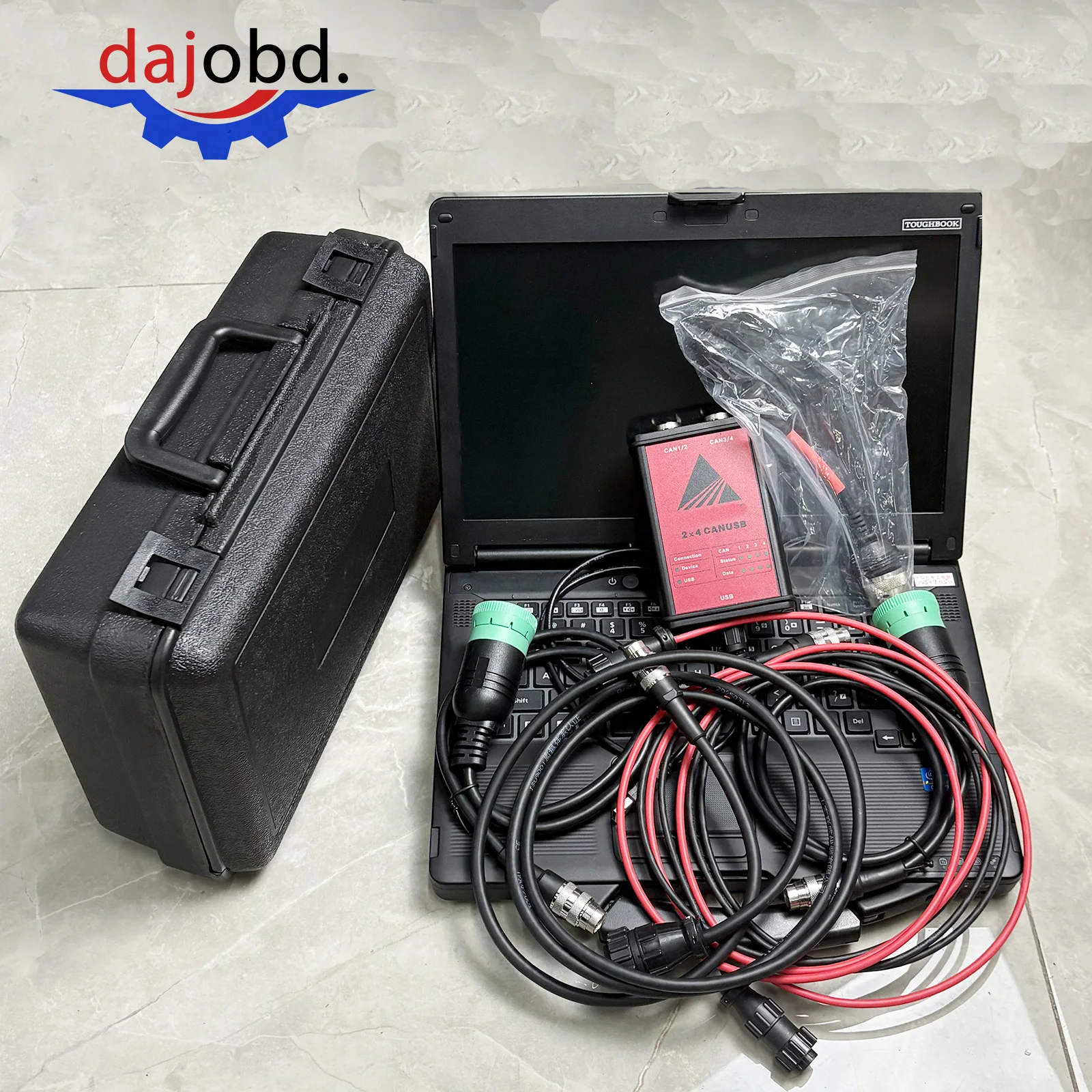 CF54 laptop+Agricultural construction diagnostic tool for AGCO diagnostic kit (CANBOX) AGCO SISU Power WinEEM4 Service Tool