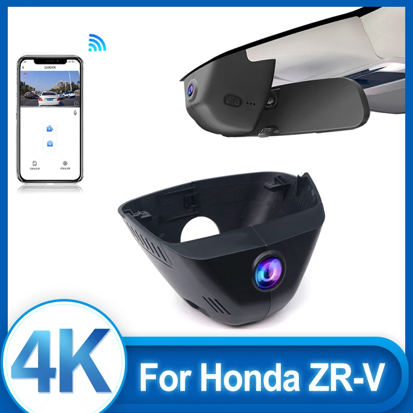 

Видеорегистратор для автомобиля с передней камерой 4K для Honda ZR-V ZRV HR-V HRV HR ZR V RZ 2022-2025: Аксессуары и запчасти для модификации