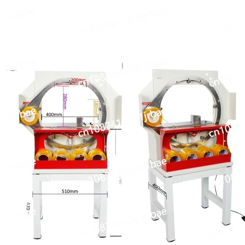 Winding Automatic Sealing Machine Cross Tape Baler Foam Box Carton Sealer