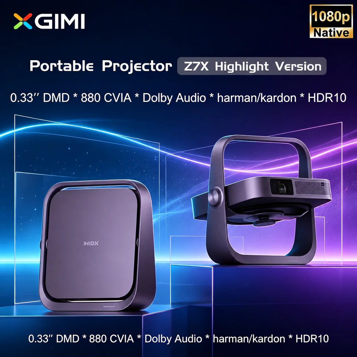 Home Cinema Kardon Harman - XGIMI Z7X DLP Projektör Highlight Versiyonu