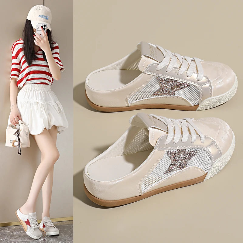 

Reinforced Bottom Women Summer Slippers Anti Slip Stable Structure Daily Walking Leisure Footwear