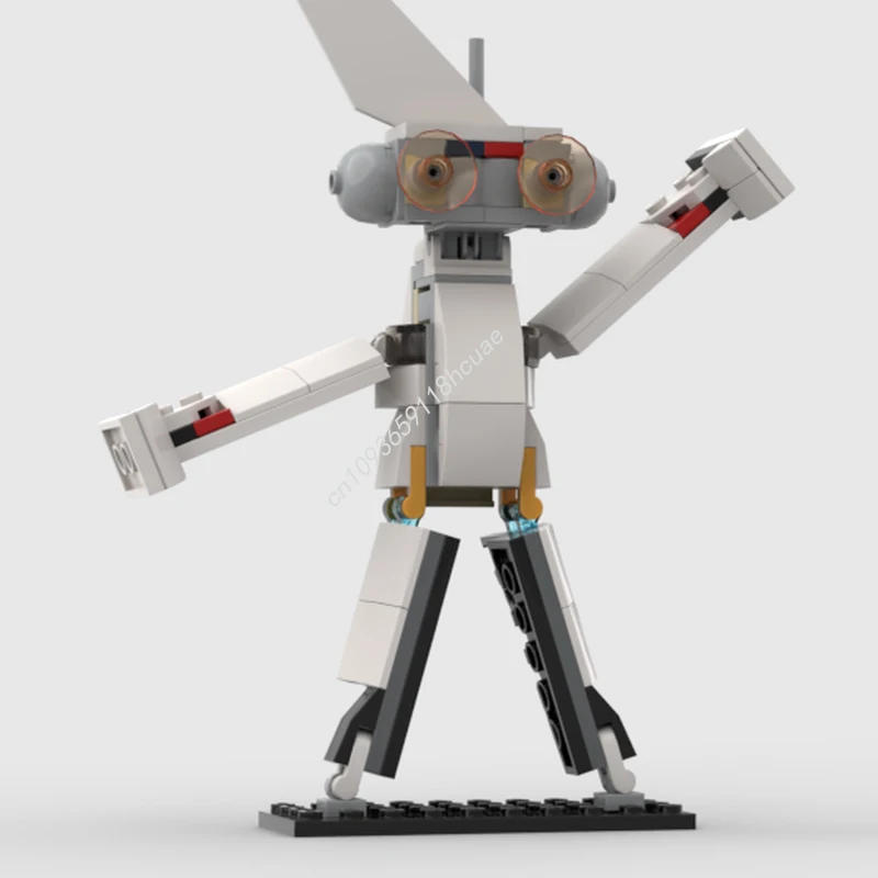 94 個 MOC ロボットマン nan モデルビルディングブロックレンガクラフトおもちゃ教育モジュラーキッズアーキテクチャクリスマスギフト