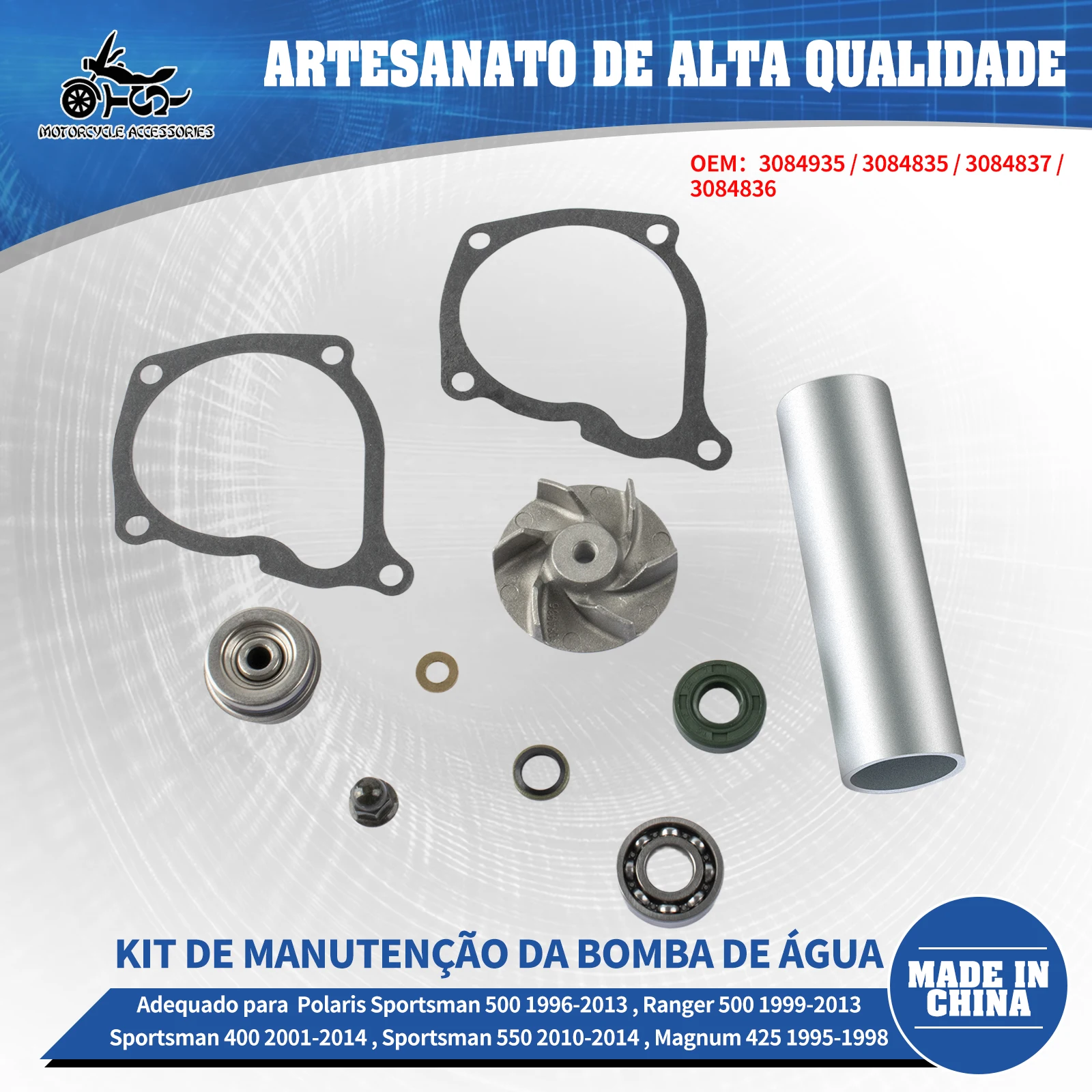 sj-water-pump-repair-kit-impeller-driver-oil-seal-gasket-bearing-for-polaris-sportsman-ranger-400-425-450-500-550-bagnum-500