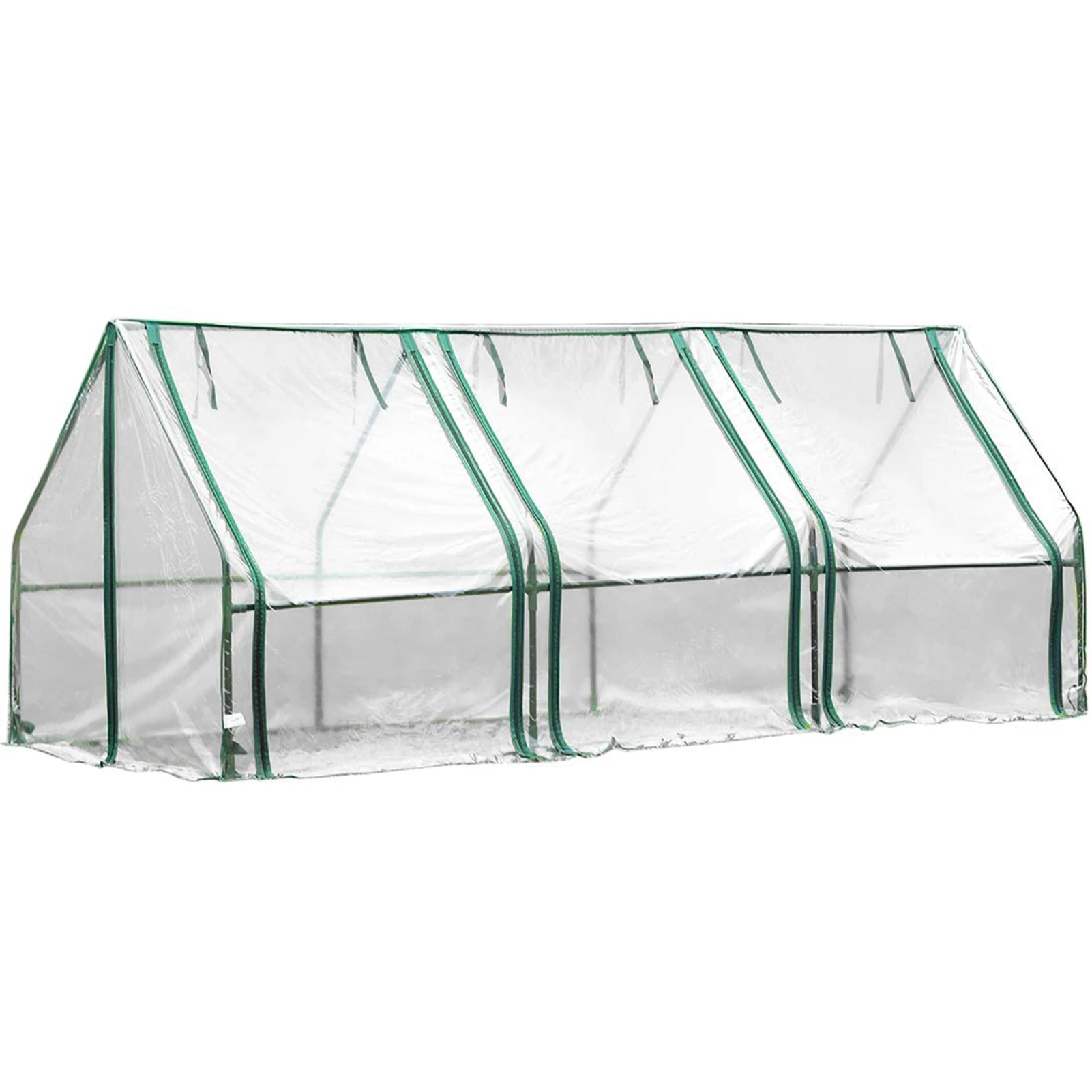 240x90x90cm Mini Grow Tunnel Greenhouse Cover PVC Plant Greenhouse Cover Mini Household Waterproof Anti-UV (Without Bracket)