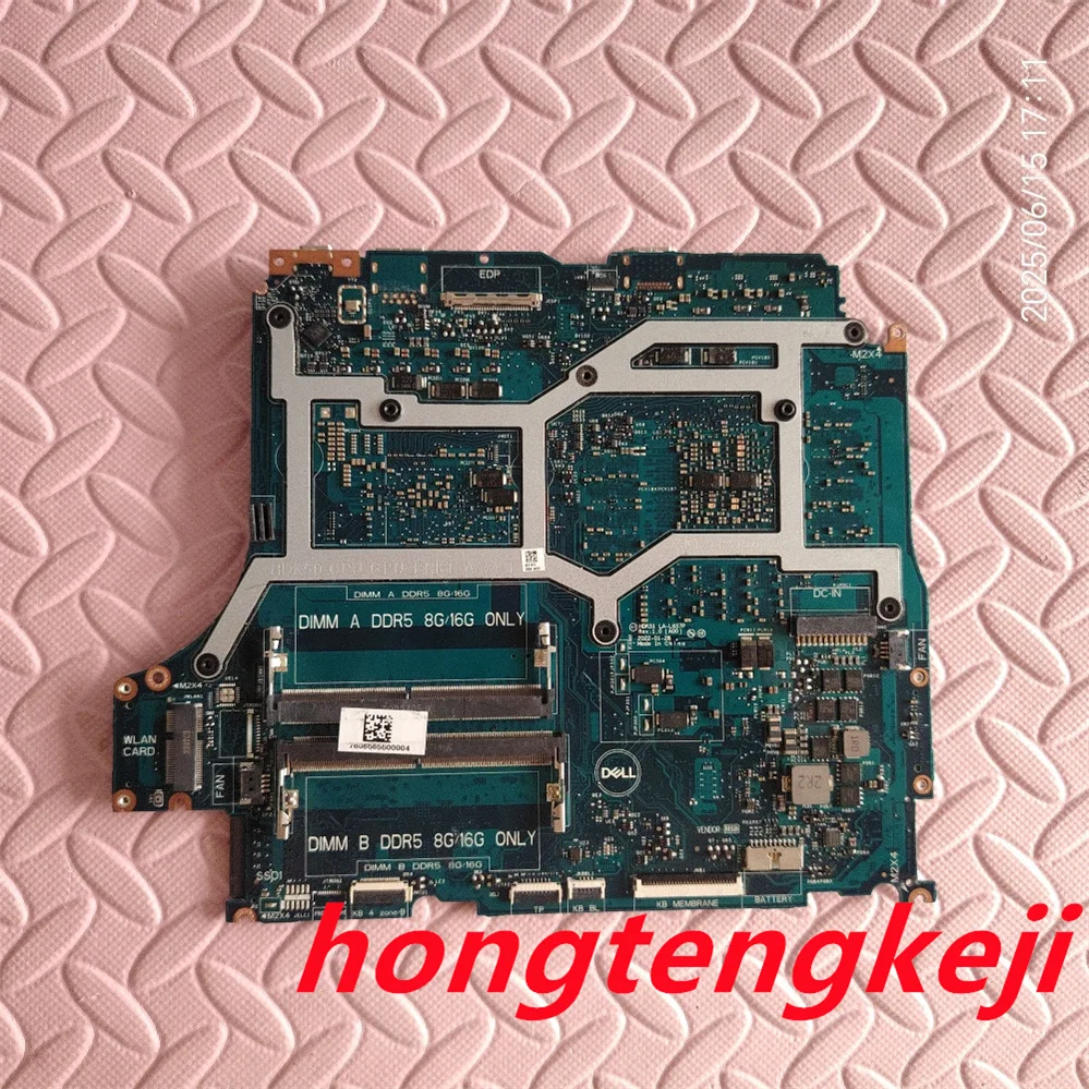 0XH9J 00XH9J CN-00XH9J para Dell G15 5525 RYZEN 7 6800H CPU + RTX 3070 8GB GPU placa base LA-L657P prueba OK