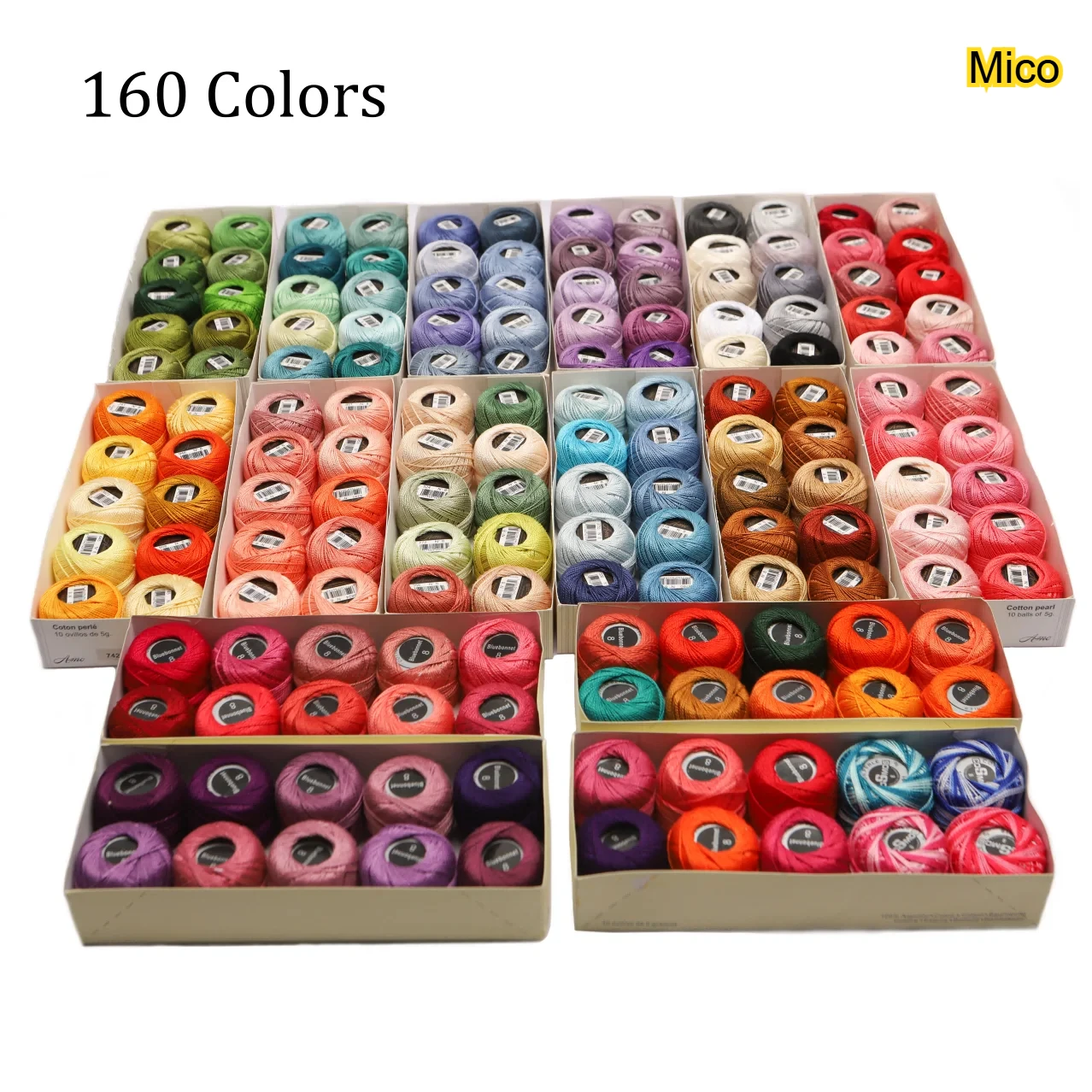 

Но... 8 ниток для вышивания, тонкая кружевная нить из чистого хлопка, нить для ручного вязания крючком, нить для изготовления украшений, кукол, шариков ручной работы