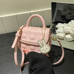 Mini bolso cuadrado pequeño para niños, bolso de mensajero para niñas, bolsos cruzados, bolsos de mano de cuero PU para niñas, monederos y bolsos de princesa