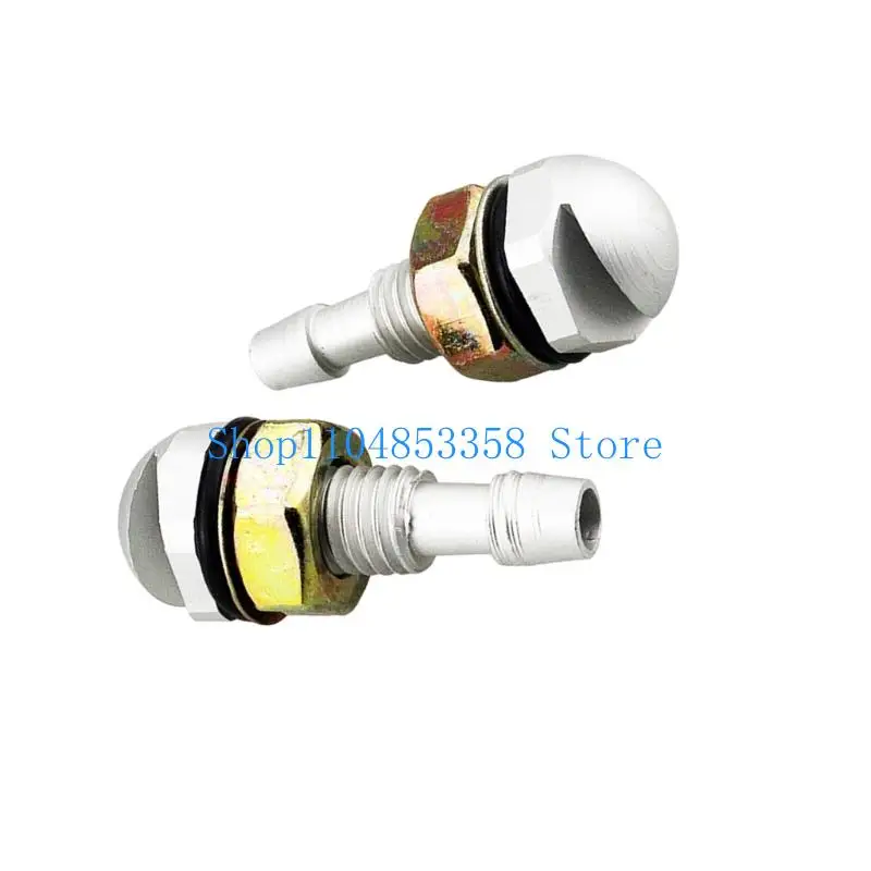 652F Auto Doppi Fori Tergicristalli Ugello Tergicristallo Spruzzatore Acqua Getti Universali
