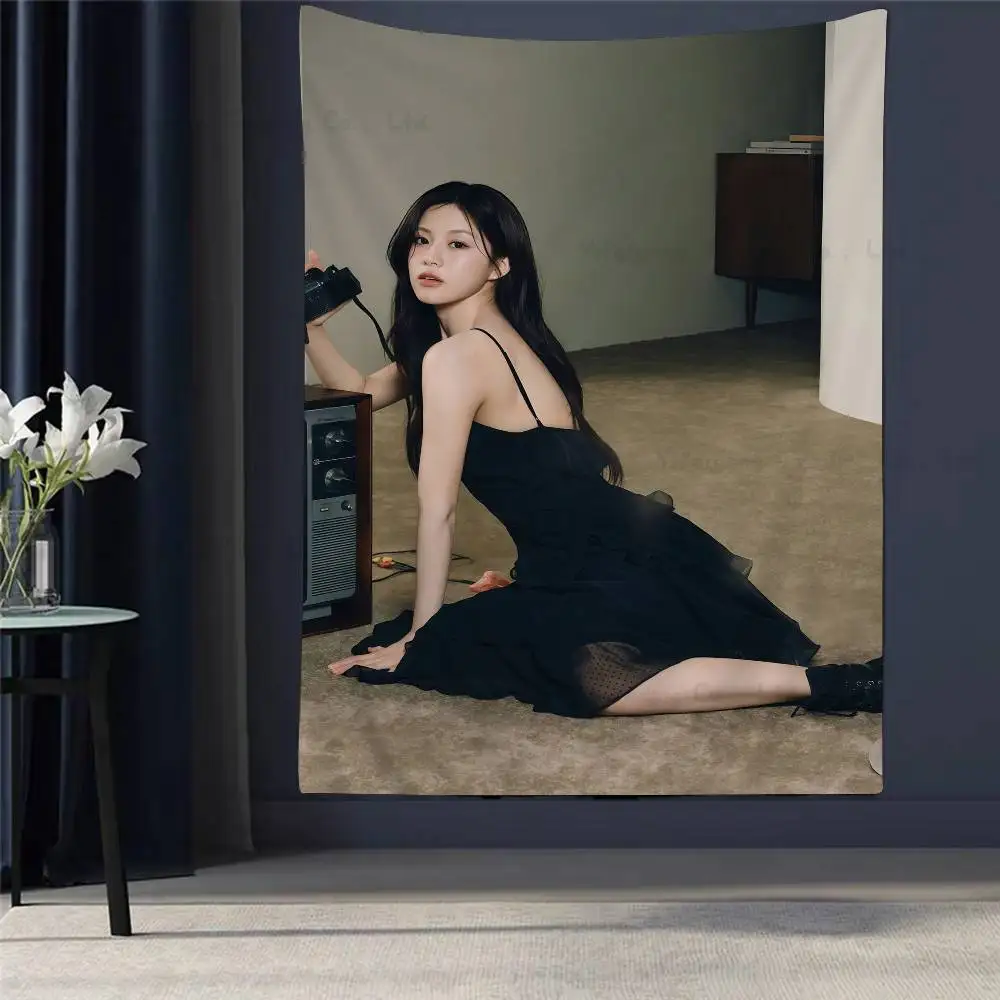 

Korea Goyounjung DIY Wall Tapestry Hanging Tarot Hippie Wall Rugs Dorm INS Home Decor