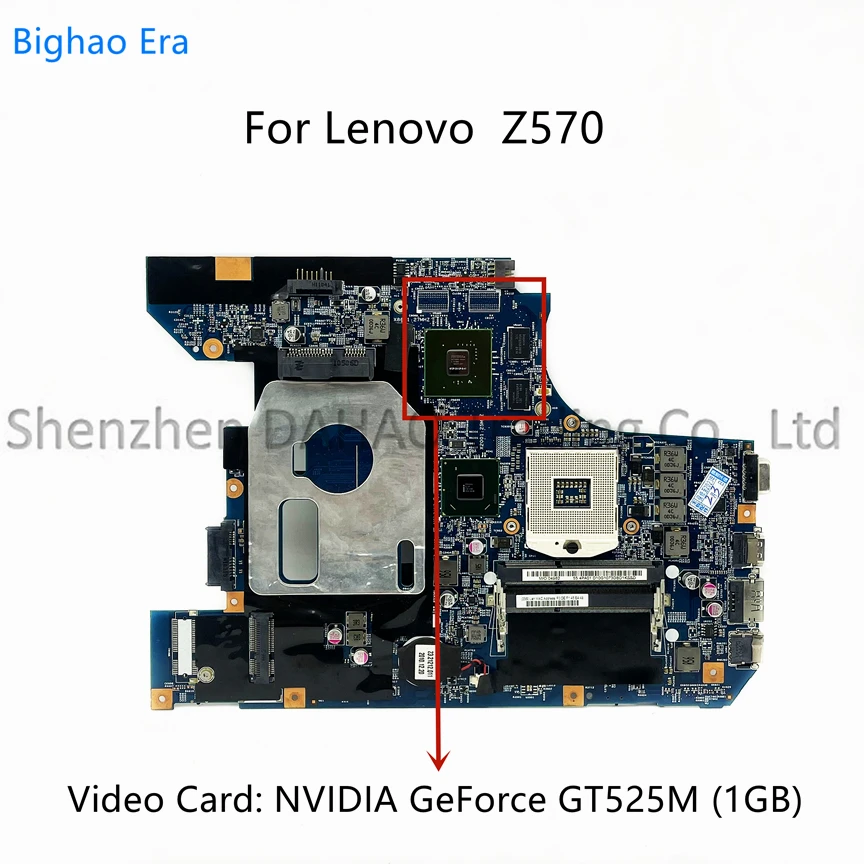 For Lenovo Z570 Laptop Motherboard With HM65 Chipset GT525M GT540M 1GB Or 2GB Video Card 48.4PA01.021 LZ57 10290-2 Mainboard