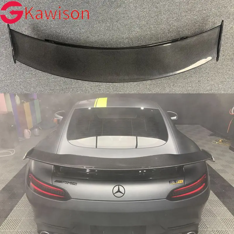 Carbon Fiber Spoilers Wing Lip Spoiler For Mercedes-Benz AMG GT GTS GTR 2015 2016 2017 2018