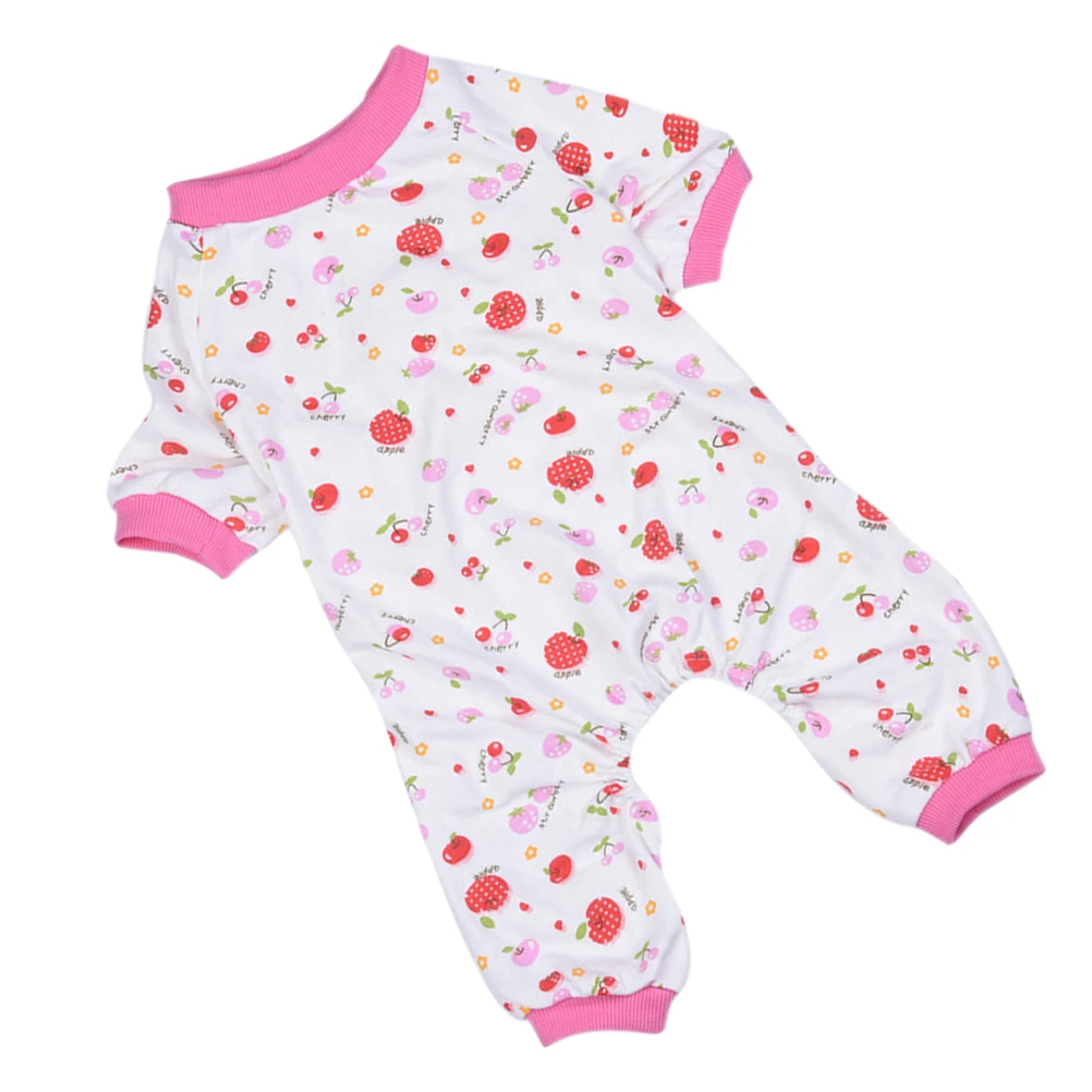 

Dog Pajamas Clothes Puppy Girl Cute Wear Doggie Keep Warm Outfit Small for Dogs Pet