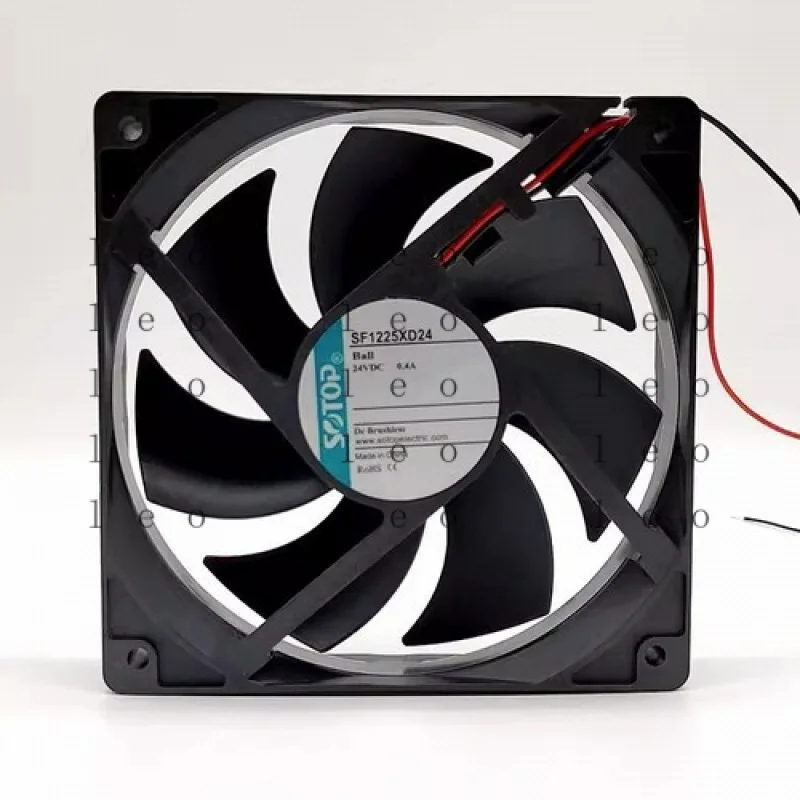 

CC for SOTOP SF1225XD24 12025 DC24V 0.40A 12CM 2-wire inverter silent cooling fan