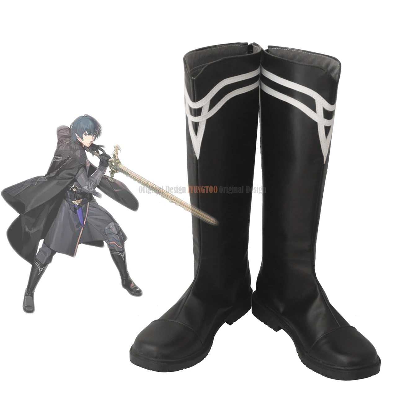 

Male Byleth Boots Cosplay Fire Emblem Three Houses Male Byleth Cosplay Boots Leather Shoes Custom Made Any Size