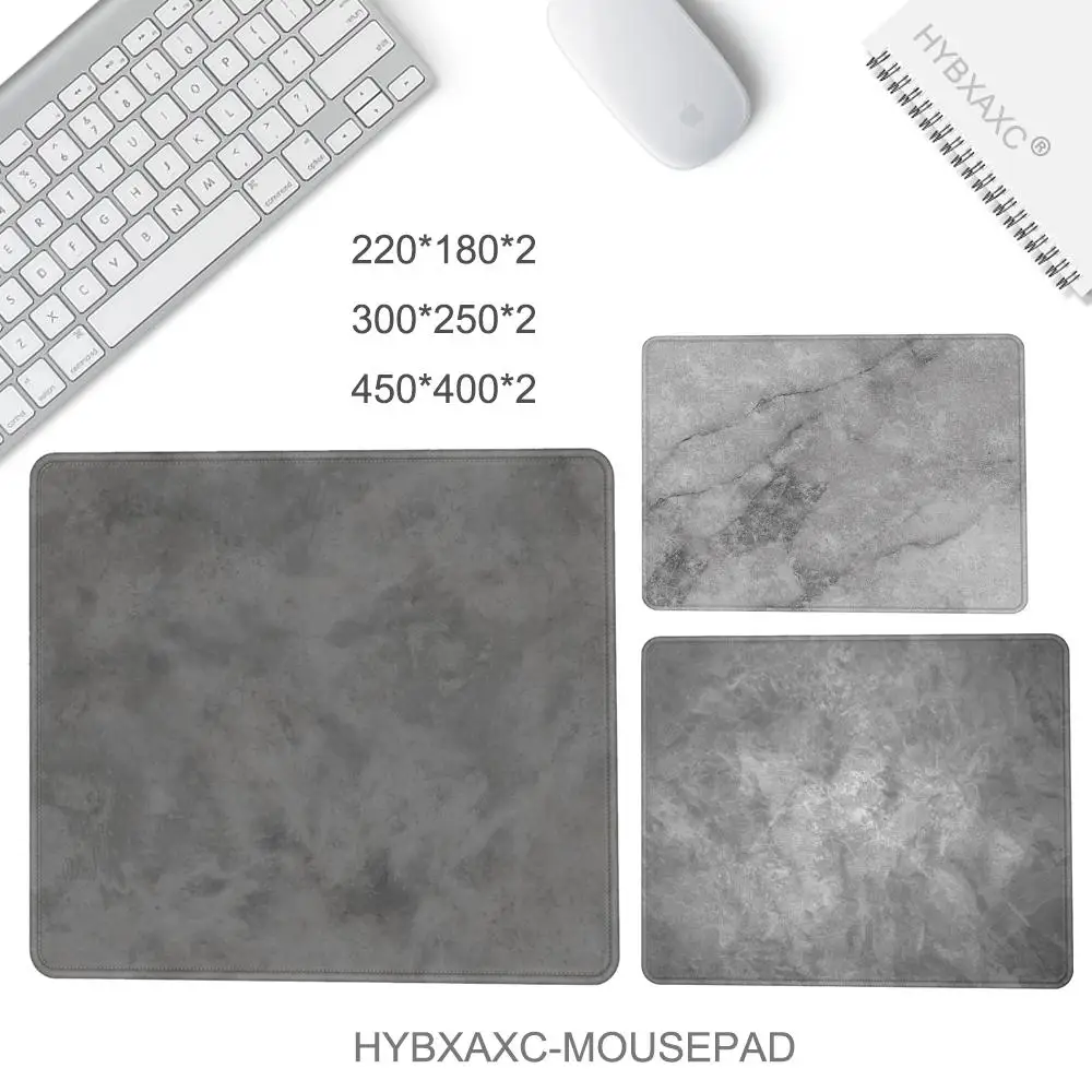 Mouse Pad 500x500 Gray Texture Mouse Mat Waterproof Setup Gaming Accessories Control Type Mousepad Gamer Rug Small Mousepad