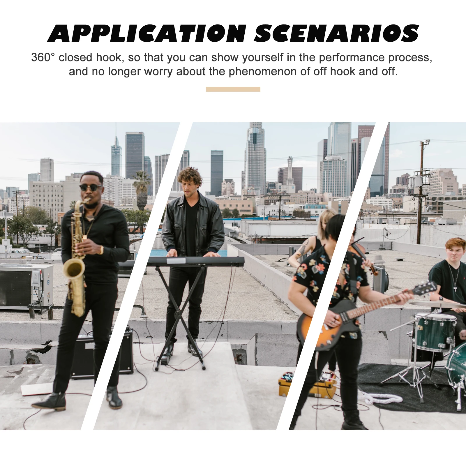 

Hair Tube Shoulder Strap Neck Nylon Saxophone Harness Accessories