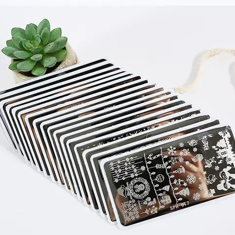 Halloween Christmas Nail Stamping Plates Nail Stamp Polish Image Nail Art Image 6.2*12.5 Konad Stamp Stamping Manicure Template