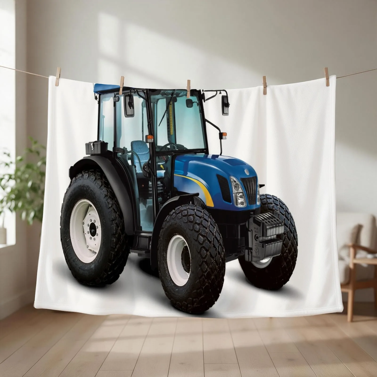 Tractor Throw Blanket Blankets For Bed Travel cosplay anime Decorative Sofa Blankets