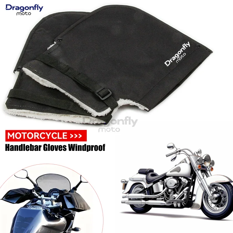 For Harley-Davidson PAN AMERICA 1250 S PA1250 Sportster S 1250 RH1250 S 2021 2022 Motorcycle Handlebar Gloves Windproof Winter