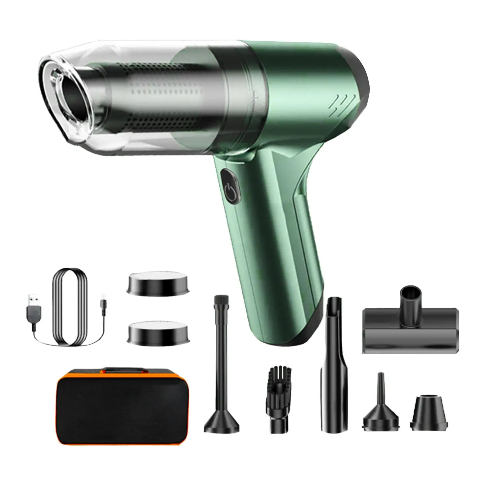 Cordless Handheld Vacuum Compact for Home, Office Small Space Cleaning Hand Held Vacuum with 500ml Dustbin Mini Duster Portable