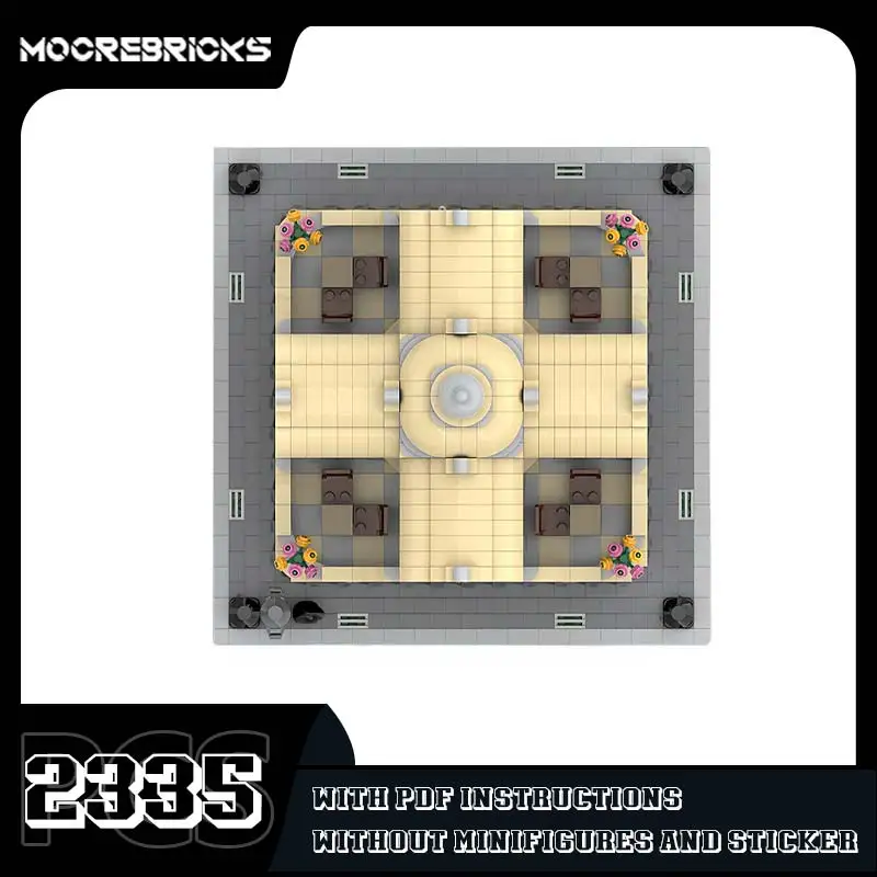 크리에이티브 전문가 모듈러 N. IV 모델 고급 브릭 MOC-115345 도시 건축 빌딩 블록 브릭, 어린이 호환 장난감