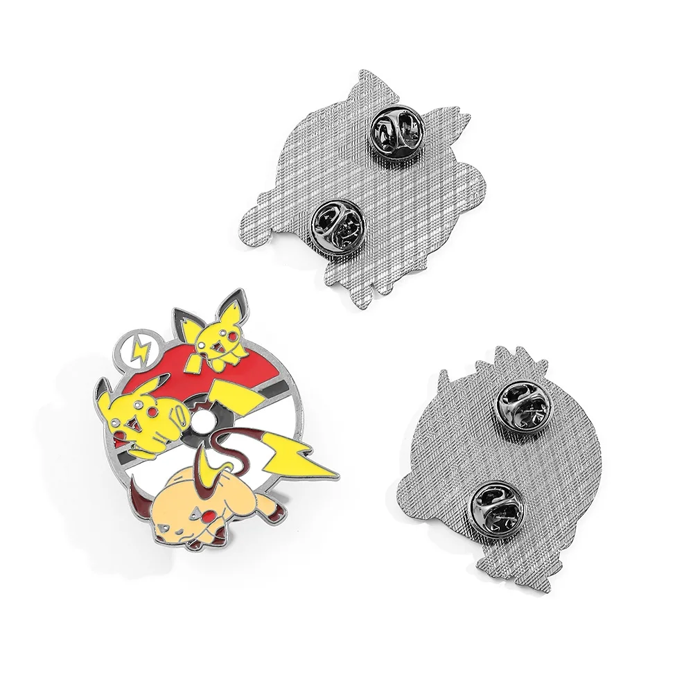 Japanese Anime Pokemon Game Related Products Enamel Lapel Pin Collect Badge Mewtwo Jewelry Adorn Backpack Hat Collar Brooches