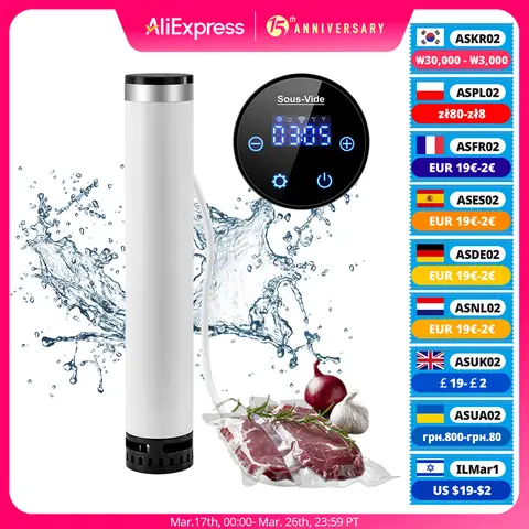 4th Gen WiFi Sous Vide Cooker IPX7 Biolomix