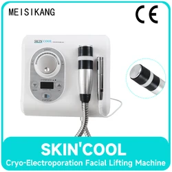 MEISIKANG Skin Cool Cryo-Electroporation Face Beauty Machine Lymph Circulation Yellowish Removal Facial Lifting Device